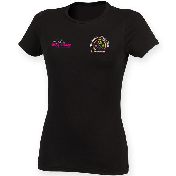 TH&FB  - Feel good women's stretch t-shirt Thumbnail
